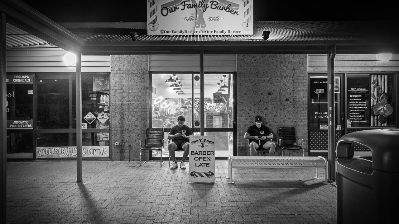 Our Family Barber shop interior